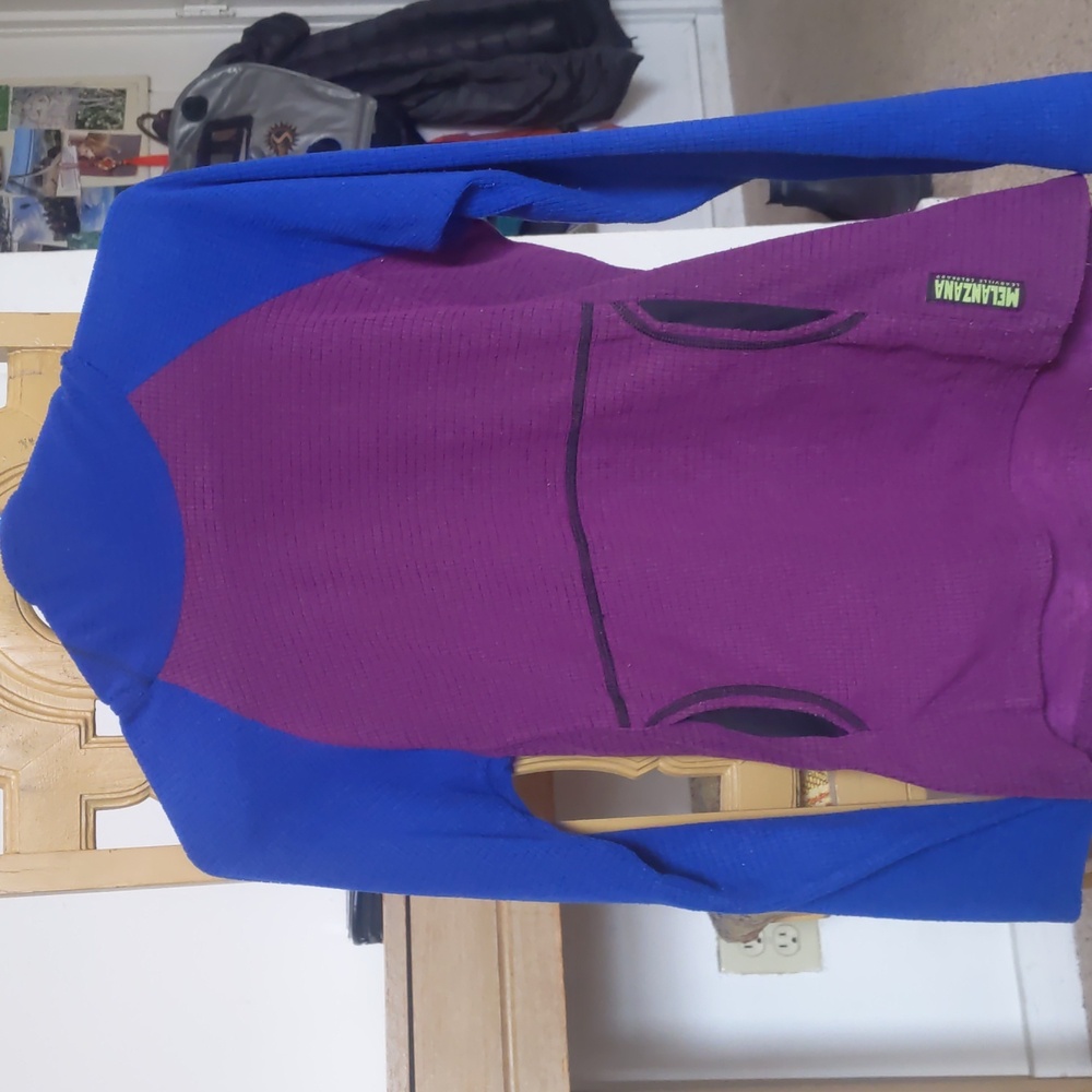 Melanzana Micro grid fleece hoodie